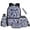 Blue Duck Camo Bow, variant on Duck Camo Bow Kids Backpack Set For Elementary School Girls 5-In-1 Large Capacity School Backpack Lunch Box Pencil Case Keychain Back To School Gifts For Kids