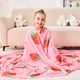 thumbnail image 5 of Manta Wajade 127x152 cm Suave Peluche Rosa Fresa, 5 of 9