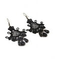 thumbnail image 6 of Vampire Earrings for Women Vintage Black Lace Red Rose Flower Dangle Earrings Gothic Punk Rhinestone Tassel Drop Earrings Halloween Party Jewelry Gift, 6 of 9