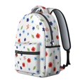 thumbnail image 2 of Pioneer Flower Floral Print Pattern Backpack for School, Cute School Bag with Adjustable Shoulder Straps and Padded Back, 15.3"x11"x7.1", 2 of 5