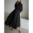 thumbnail image 2 of ZANZEA Women Buttons Long Sleeve Dress High Waist Casual Long Shirt Dress, 2 of 5