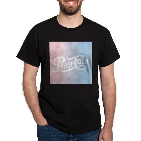 CafePress - Vintage Pepsi Logo Gradient Men's Value T Shirt - Men's Classic Cotton T-Shirts