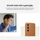 thumbnail image 2 of Funda de piel para Samsung Galaxy S23+ Plus, color camel, 2 of 6