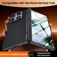 thumbnail image 3 of For Motorola Razr Fold Case, [Built-in Screen Protector] [Hidden Kickstand][Hinge Protection] Full Body Shockproof Slim Phone Cover, 3 of 9