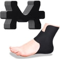 thumbnail image 6 of Lsupdaol 8 Pcs Precut Kinesiology Tape for Ankle Cotton Breathable Elastic Athletic Tape Pain Relief Minimize Ankle Sprain Provides Support and Stability for Ligament and Muscle Marathon Use(Beige), 6 of 11