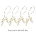 thumbnail image 2 of 4 piezas de adornos colgantes Minimalismo Boho Bead Pendant para puerta de pared (C) Ehuebsd Libre de BPA, 2 of 6