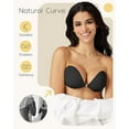 thumbnail image 3 of Strapless Backless Sticky Push Up Bra - Invisible Adhesive Bra for Women with Nipple Covers 2025, 3 of 7