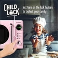 thumbnail image 4 of Horno microondas Nostalgia Retro 0.7 Cu Ft 700 W rosa, 4 of 5