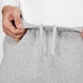 thumbnail image 4 of Nike Men's Club Open-Hemmed Pants Gray | Gray | White XL TALL, 4 of 4