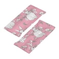 thumbnail image 3 of Lsque Rabbit And Flower Pattern Sweatbands Sports Headband for Men & Women - Moisture Wicking Athletic Cotton Terry Cloth Sweatband for Tennis, Basketball, Running, 3 of 9
