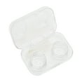 thumbnail image 2 of Unique Bargains 1 Set Contact Lens Case Integrated Rectangular Lens Storage Case Clear White, 2 of 5