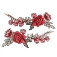 thumbnail image 3 of Vonky 1 paire DIY ROSE FLEURS PATCHES brodées COUCHER AU PATCH Applique pour pantalon Jeans, 3 of 6