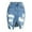 C-Light Blue, variant on ZQUUVOU Women Jean Dress High Waist Ripped Destroyed Bodycon Street Style Skirt A-Dark Blue