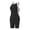 Black, variant on Shadoumai Girls Swimsuit One Piece Size 6 Cutout Waist Tankini Quick Drying Color Block Girl Bathing Suit Swimwear Set Girl Stretch Strap