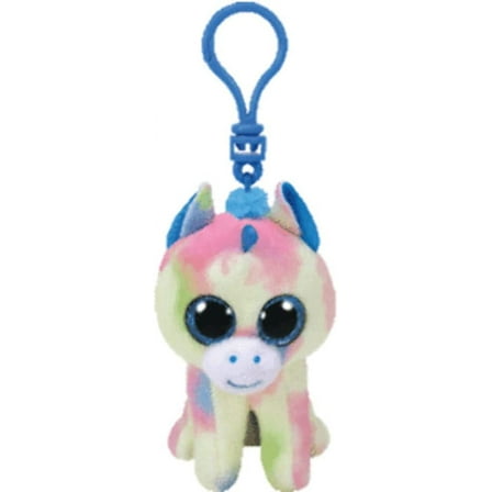 TY Beanie Boos - BLITZ the Unicorn (Glitter Eyes) (Plastic Key Clip)