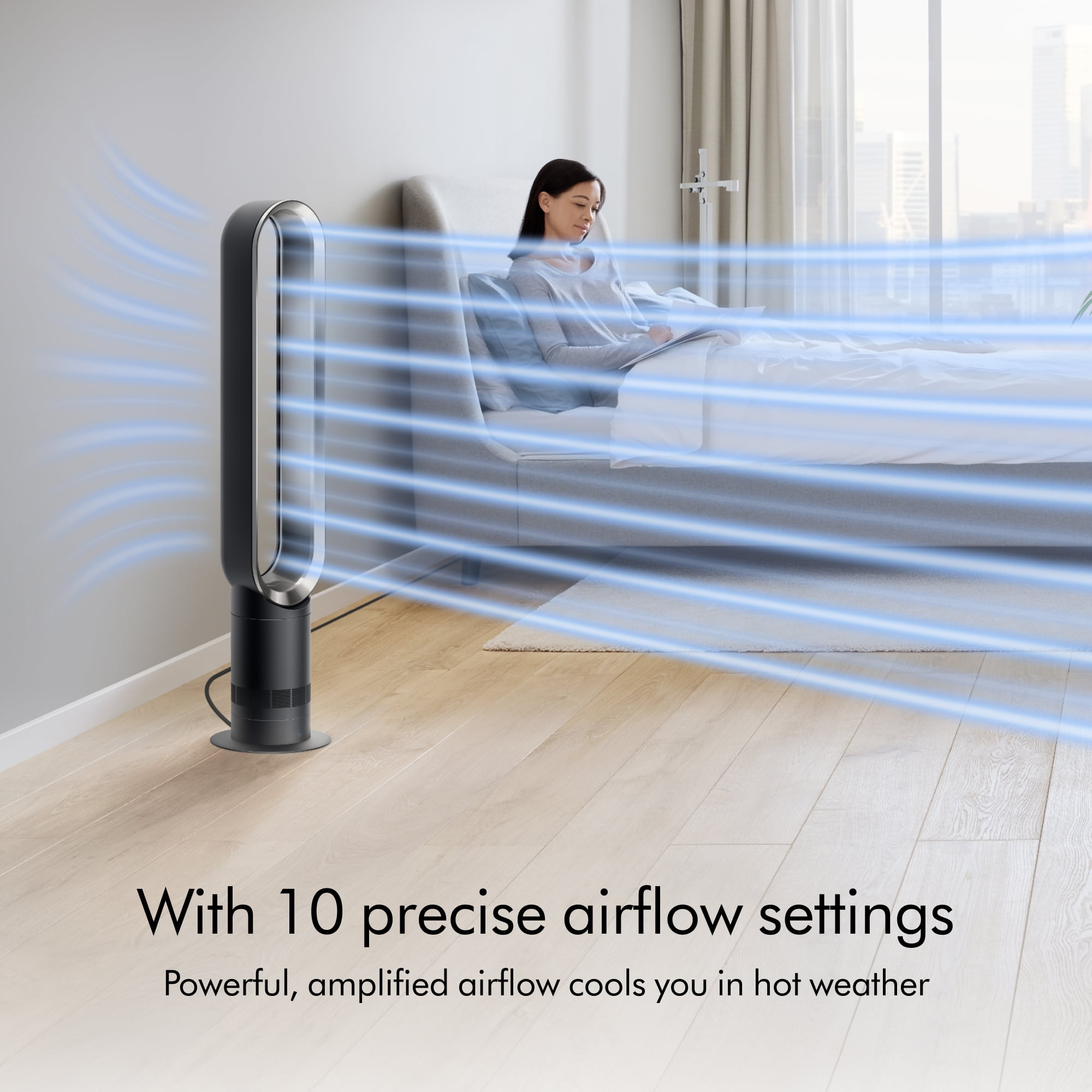 Dyson Cool™ Tower Fan AM07 | Satin Black/Nickel | New