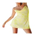 thumbnail image 1 of Robes de Mode Sans Manches à Col en V pour Femmes Mini Robes de Soleil Florales Sexy Dos Nu Décontractées Robe Courte, 1 of 5