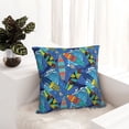 thumbnail image 6 of Yiaed Hawaiian Style Print Pillow Covers Super Soft Decorative Square Throw Pillow Covers Case Cushion Covers for Sofa Couch Bedroom Car Decor（No pillow core）-12"x12", 6 of 7