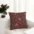 thumbnail image 6 of Yiaed Rose Flowers Print Pillow Covers Super Soft Decorative Square Throw Pillow Covers Case Cushion Covers for Sofa Couch Bedroom Car Decor（No pillow core）-24"x24", 6 of 7