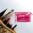 thumbnail image 2 of 2 unids/set bolsa de cosméticos de maquillaje de almacenamiento de plástico transparente reutilizable para niñas y mujeres (3 #), 2 of 2