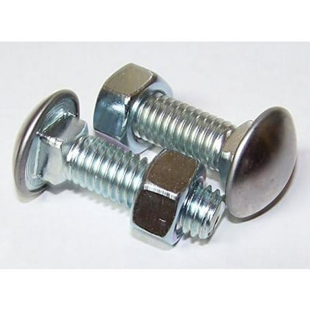 

PRODUCTS 10 Qty-7/16-14 X 1-1/2 S.S. Capped Round Head Bumper Bolt With Hex Nut(3100)