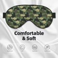 thumbnail image 3 of Cauagu Camouflage Shark Print Sleep Eye Mask, Blindfold Eye Sleep Shade Cover with Elastic Strap/Headband Eye Cover Eyeshade for Night Sleeping/Travel Nap, 3 of 7