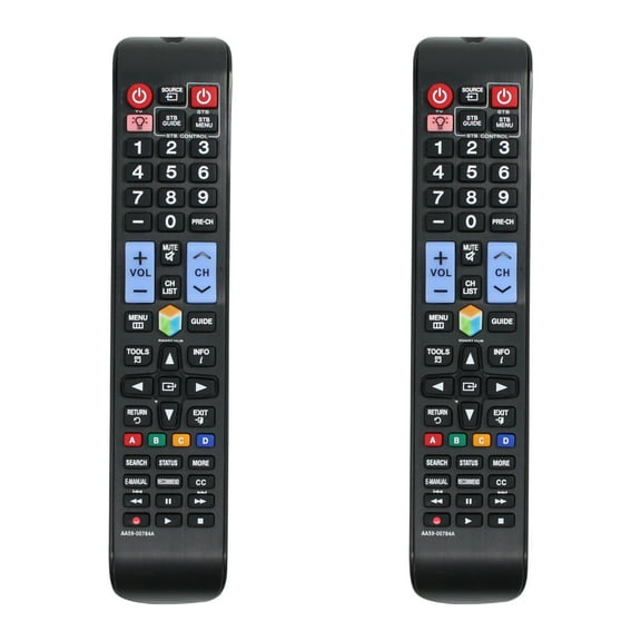 2-Pack AA59-00784A Remote Control Replacement - Compatible with Samsung UN50F6300 TV