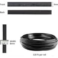 thumbnail image 4 of Wicker Repair Kit 37m 120ft Wicker Repair Supplies Two-tone Gradient Dark Brown With Light Brown Stripes Plastic Rattan Material For Patio Chair Repai, 4 of 4
