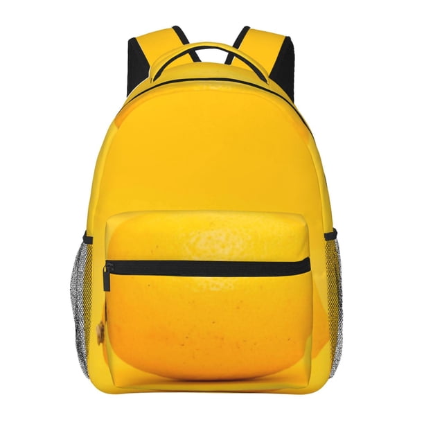 Balery Yellow Lemon Mochila Escolar Impresa, Mochila Ligera para Viajes Casual, Mochila Duradera y Cómoda Multifuncional, Mochila para Laptop-One Size