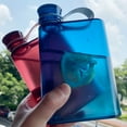 thumbnail image 4 of unbranded Botella Deportiva Azul Transparente Con Plano Y Para Uso En Gimnasio Y Senderismo, 4 of 8