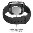 thumbnail image 4 of [2 Pack] Screen Protector Case for Apple Watch 44mm/40mm 42mm/38mm , Full Protective HD Ultra-Thin Cover Compatible with iWatch Series 6 5 4 3 SE Bumper Case, Transparent, 4 of 7