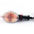 thumbnail image 3 of Front Rear Turn Signals Blinker Indicator For Kawasaki VN650 EX250R KLX250 Clear, 3 of 4