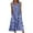 New1/Multicolor, variant on Otvok Womens Summer Sleeveless Dresses Casual Gradual Neck V-Neck Long Dress