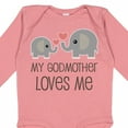 thumbnail image 4 of Inktastic My Godmother Loves Me Boys or Girls Long Sleeve Baby Bodysuit, 4 of 5