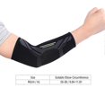 thumbnail image 2 of 1 pièce de coudière de sport unisexe noire, protège-bras, manchon de protection, taille M, 2 of 4