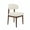 Beige(Teddy), variant on Hawsaiy Dining Chairs Set of 4, Upholstered Kitchen & Dining Room Chairs with Solid Wood Frame, Curved Back Side Chairs, Green