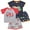 A# Red, variant on Rimyaw Toddler Boys Summer Pajamas Fire Truck Cotton Sleepwear PJS Casual Clothes 5T