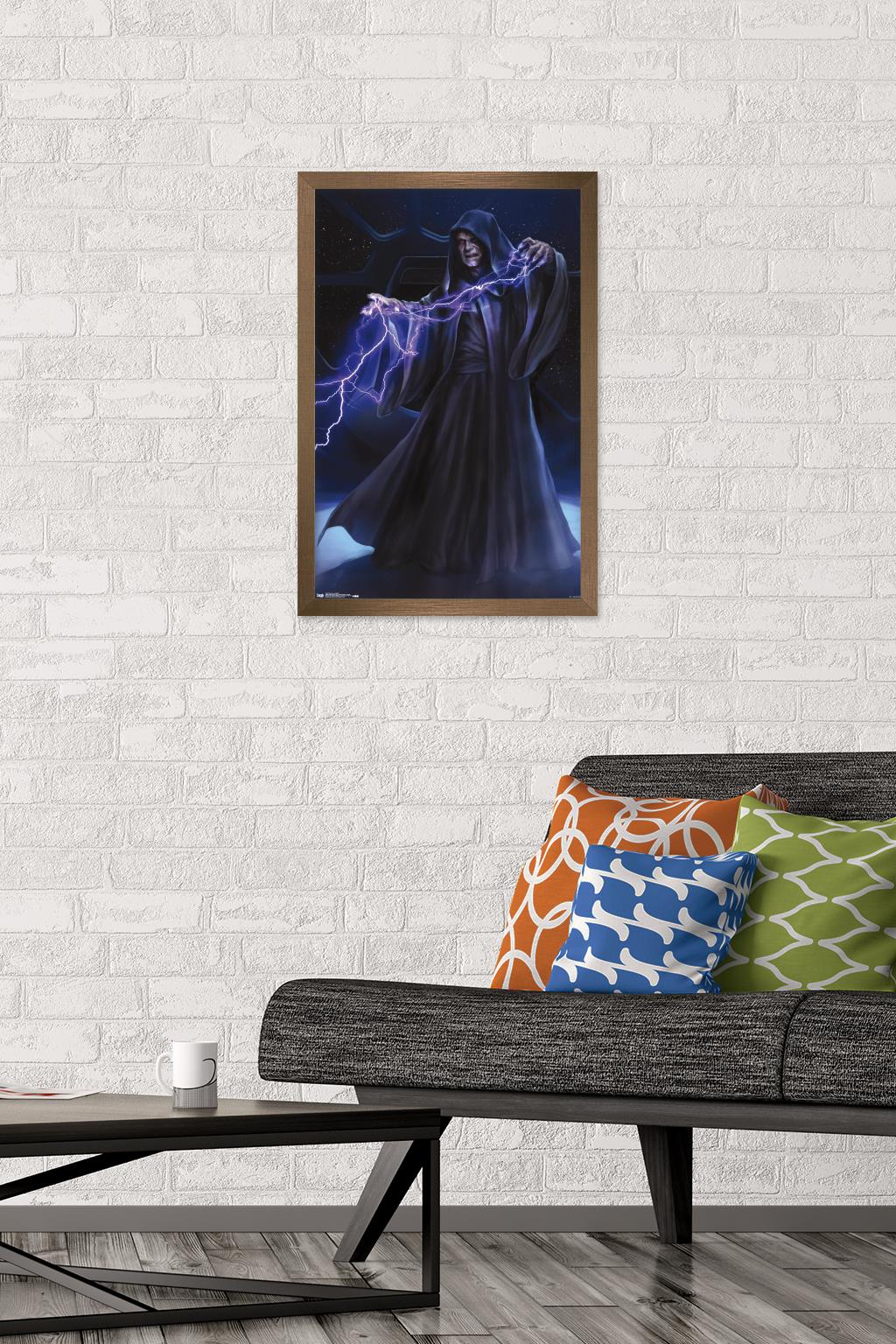Star Wars: Saga - Emperor Wall Poster, 14.725" x 22.375", Framed
