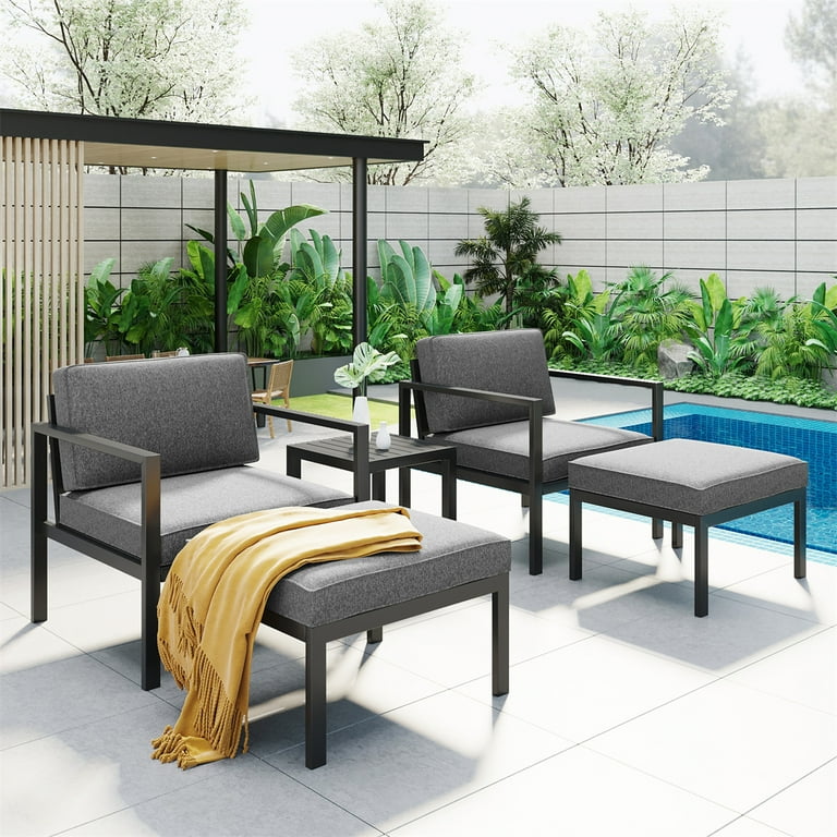 Garden aluminium sofa discount set