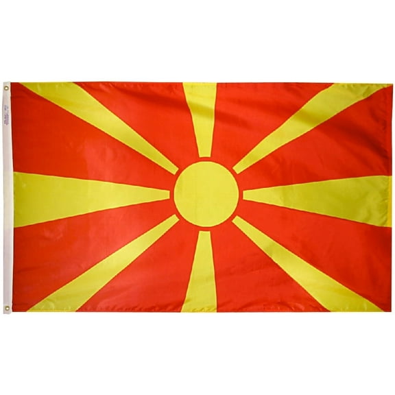 Macedonia, Republic of - 2'X3' Nylon Flag