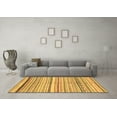 thumbnail image 3 of Ahgly Company Indoor Rectangle Abstract Brown Modern Area Rugs, 3' x 5', 3 of 4