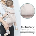thumbnail image 4 of Portabebés, Bolsa Delantera Trasera Portabebés Cara En Todas Las Posiciones De Transporte Suave 4 En 1 Ergonómico Para Mamá Para Exteriores, 4 of 7
