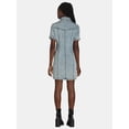 thumbnail image 3 of Liv & Lottie Women's Denim Dress with Short Sleeves, Sizes S-XL, 3 of 4