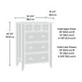 thumbnail image 4 of Sauder Shoal Creek 4-Drawer Dresser, Oiled Oak Finish, 4 of 4