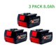 thumbnail image 1 of Batería Recargable para Herramienta Eléctrica Bos*ch 14.4V 6.0Ah para GBH GDR GSR DDS180 BAT614G (KC) Batería de Reemplazo Li-ion, 1 of 5