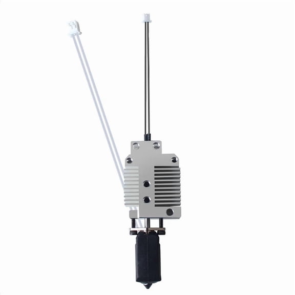 Upgraded Hotend High Temperature Resistance Supports Fast Printing with Hardened Steel 0.4mm Nozzle for SV08 3D Printer,Silver