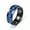 black blue, variant on Unisex Couple Ring Gift Gear Rotating Ring Chain Spinner Ring Delicate Jewelry Fashion US-black blue-10
