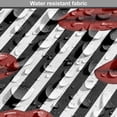 thumbnail image 5 of Abstract Woman Dog Crate Cover, Vertically Aligned Stripe with Lips Feminine Fashion Design, Easy to Use Pet Kennel Cover Small Dogs Puppies Kittens, 7 Sizes, Charcoal Grey Ruby White, by Ambesonne, 5 of 6