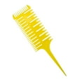 thumbnail image 1 of Save Now,Double-sided Wide Fine Tooth Highlighting Comb Hairdressing Comb Hairtool,PENDANE,Yellow, 1 of 8