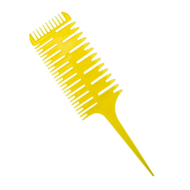 Peines para mujer, peines de doble cara, peine de dientes finos y anchos para resaltar, peine de peluquería, herramienta para el cabello, peine para teñir el cabello